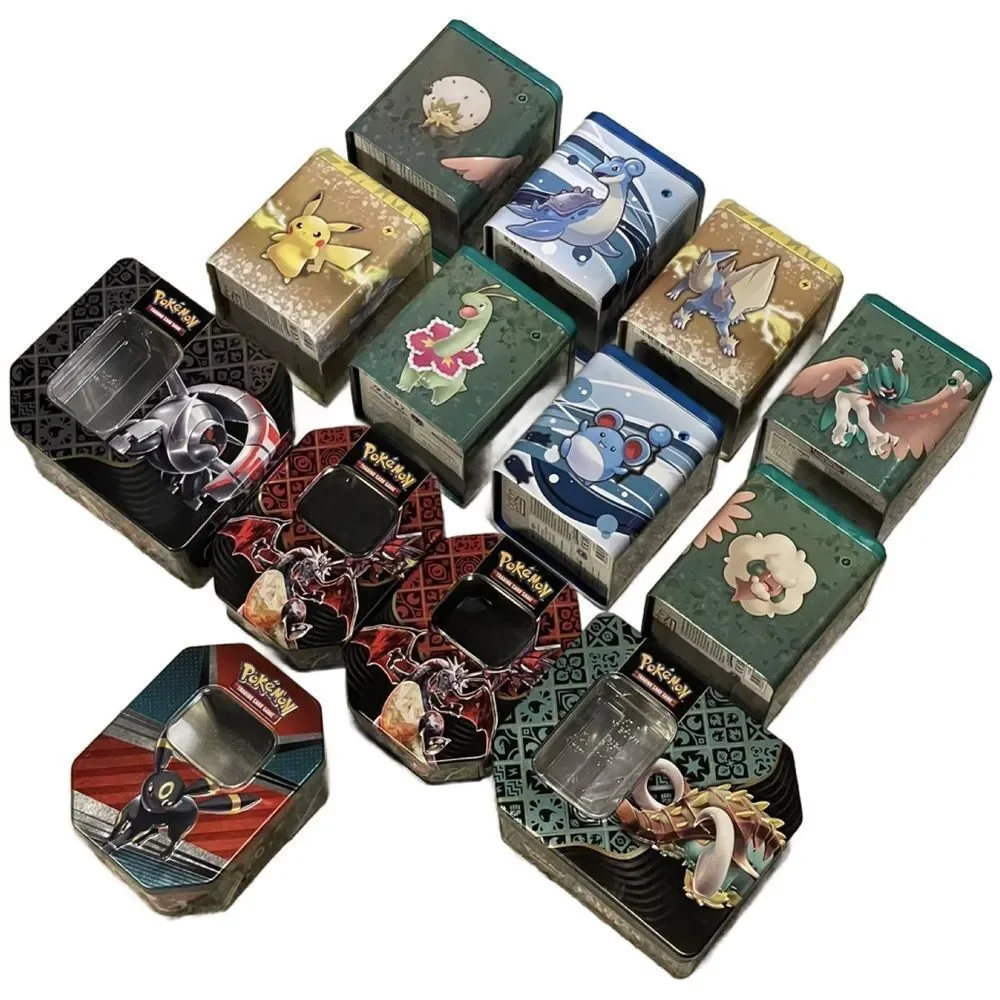 Pokémon Collectible Mini Tins Lot - Pikachu & Assorted Pokémon (13 Total)